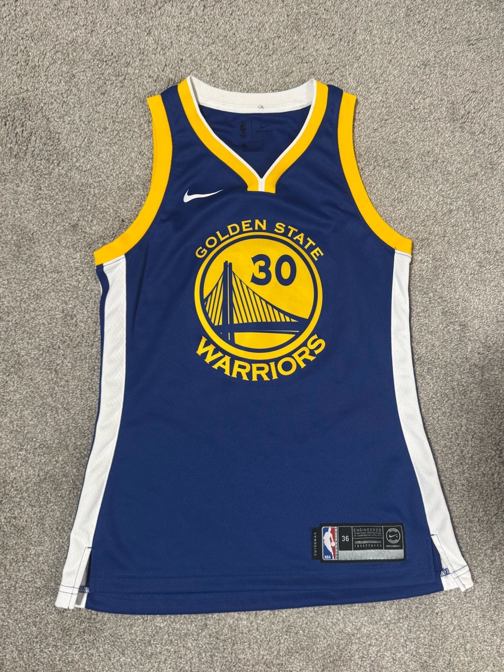 Nike Golden State Warriors Stephen Curry Jersey, NEW without tags